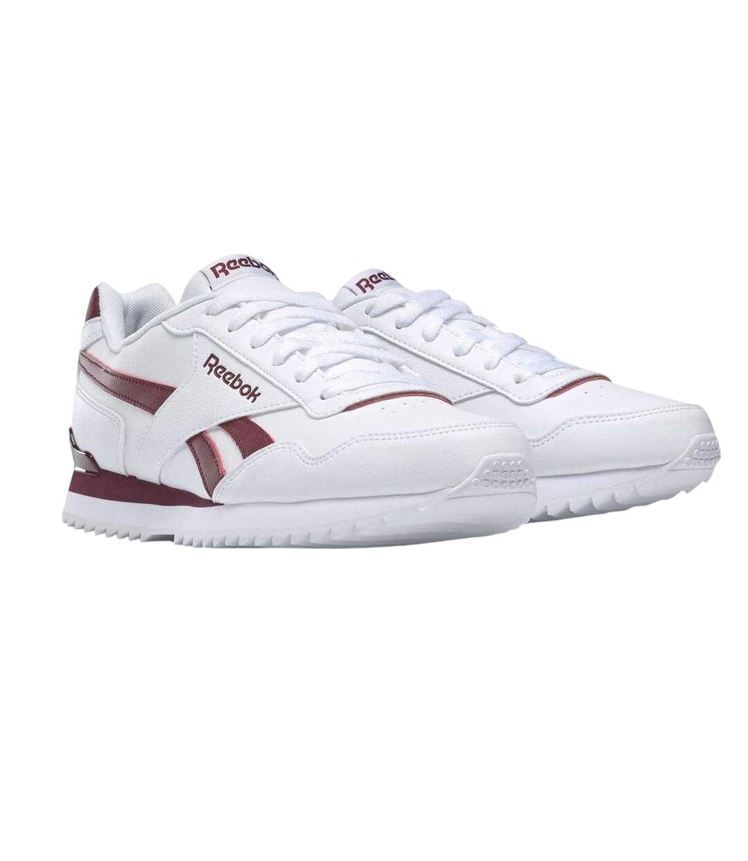 Baskets Motif/style Classique Royal Glide Homme Blanc Bordeaux Reebok-4
