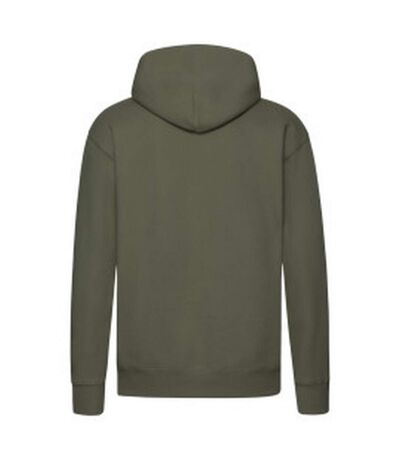 Sweat à capuche homme olive classique Fruit of the Loom