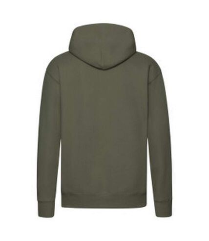 Mens r hoodie classic olive Fruit of the Loom