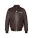 Blouson cuir marron homme schott lcjet - 3xl-1