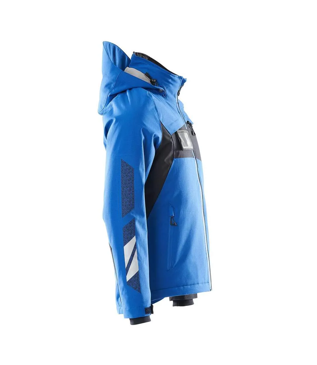 Mens Accelerate Cli Jacket Azure Blue Dark Navy Mascot-4