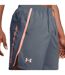 Mens Contrast Detail Running Shorts Grey Under Armour-4