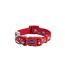 Patterned collection reflective star dog collar 20cm 30cm red Ancol