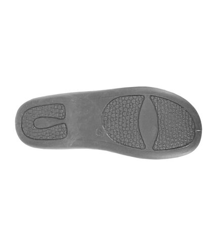 Womens/ladies tammy mule slippers grey Sleepers