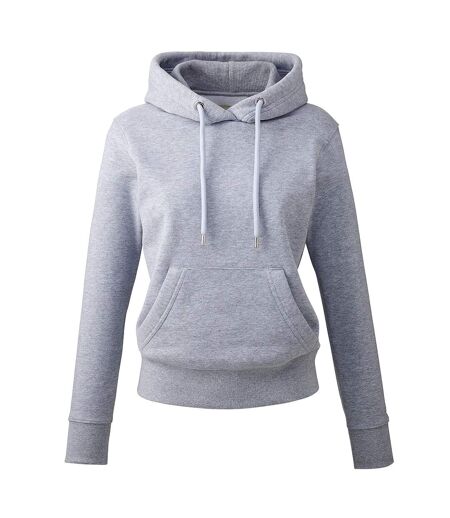 Anthem Womens/Ladies Organic Hoodie (Gray Marl) - UTPC4509