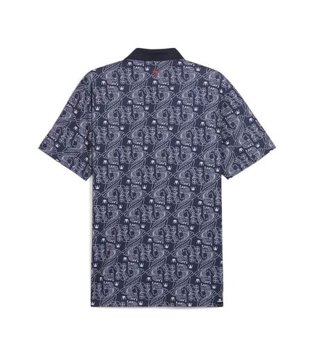 Polo marine homme puma pique royal