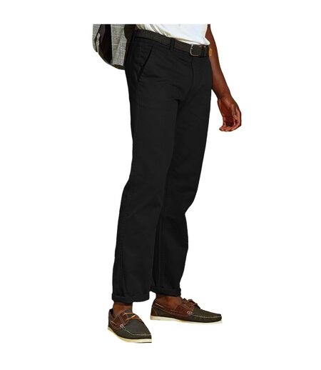 Asquith & Fox Mens Classic Casual Chinos/Trousers (Black) - UTRW3473