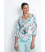 Tunique manches 3/4 voile-1