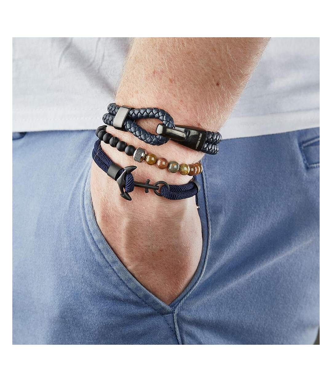 Bracelet marine homme geographical norway 315010 - taille unique-2