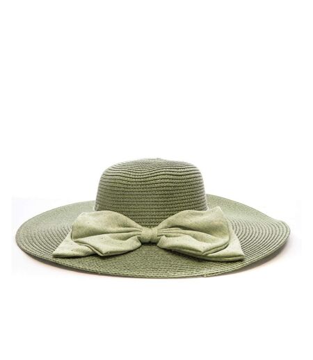 Chapeaux kaki  femme via lorenzo capeline ivoire