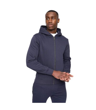 Mens Chemtars Full Zip Hoodie Navy Duck And Cover