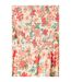 Womens/ladies floral shirred bodice ruffle midi dress floral Dorothy Perkins