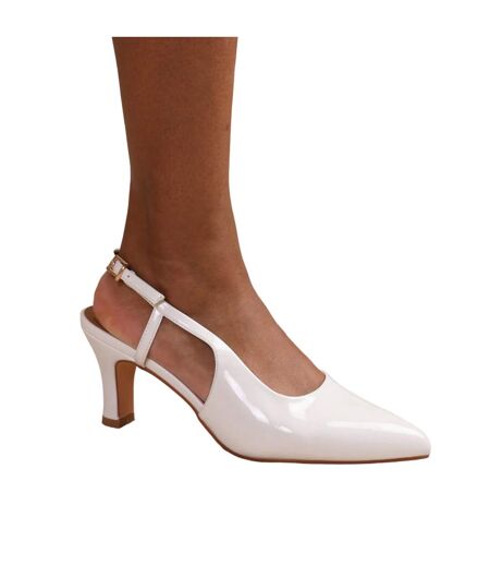 Sandales Larges milos femme blanc Where´s That From