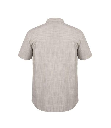 Chemise Manches Courtes Motif/style Texturé Homme Blanc Gelert