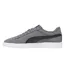Mens Smash 3.0 Synthetic Nubuck Low Flat Trainers Grey Black White Puma-2