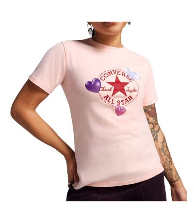 T-shirt Rose Femme Converse Bemy2k - L