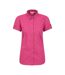 Mountain Warehouse Womens/Ladies Coconut Short-Sleeved Shirt (Bright Pink) - UTMW2082