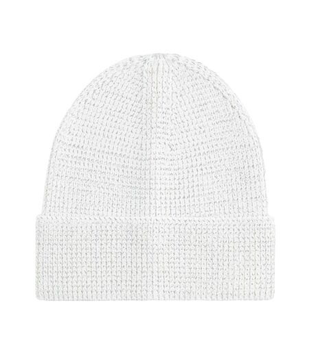 Bonnet Motif/style Réfléchissant Streetlite Adulte Blanc Beechfield