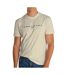 T-Shirt écru homme tommy hilfiger reg linear - l-1