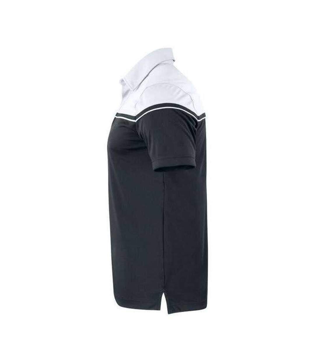 Polo Motif/style Blocs De Couleurs Seabeck Homme Noir Blanc Cutter & Buck-3