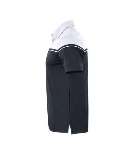 Polo Motif/style Blocs De Couleurs Seabeck Homme Noir Blanc Cutter & Buck