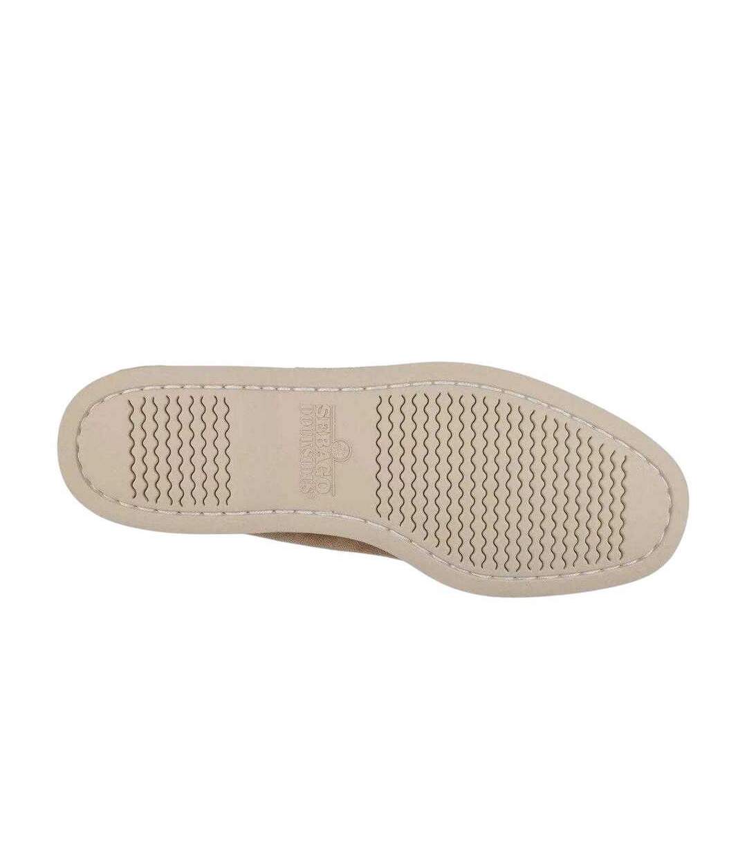 Mens Dan Flesh Out Leather Loafers Beige Camel Sebago-4