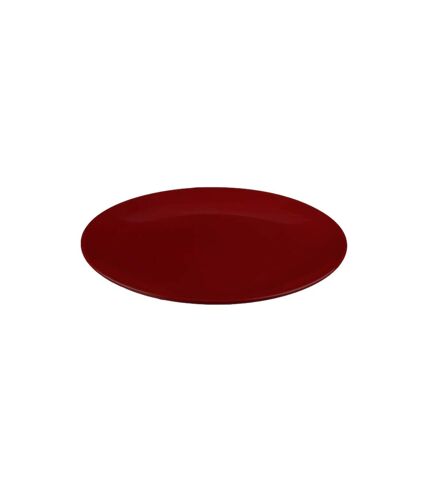 Lot de 6 Assiettes Plates Colorama 26cm Rouge