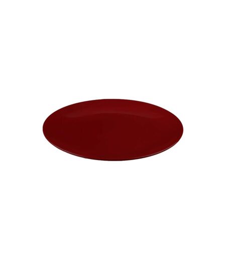 Lot de 6 Assiettes Plates Colorama 26cm Rouge