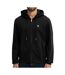 Sweat zippé noir homme calvin klein jeans terry monog-1