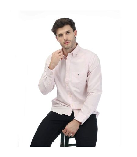 Chemise a.shield homme rose Gant