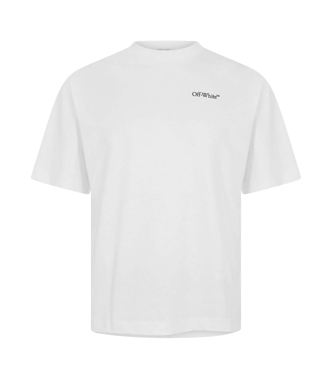 T-shirt Motif/style Imprimé Chaîne Homme Blanc Off White-1