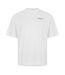 T-shirt Motif/style Imprimé Chaîne Homme Blanc Off White-1
