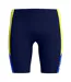 Mens Colour Block Logo Jammer Shorts Navy Blue Speedo-2