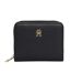 Icon Logo Leather Wallet One Size Black Tommy Hilfiger-1