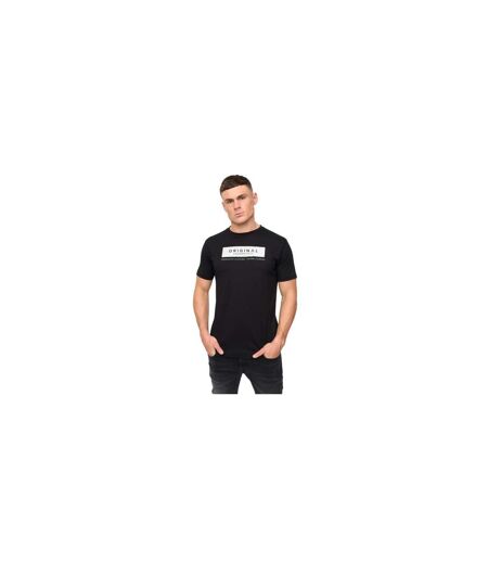 Mens Jamstate T-shirt Black Crosshatch