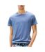 T-Shirt bleu/mauve homme tommy hilfiger slim jersey-1