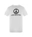 Mens Peace Symbol T-shirt White Love Moschino-1