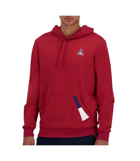 Sweat bordeaux homme le coq sportif hoody - l
