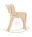 Cheval à Bascule en Bois Wiley 53cm Naturel-1