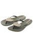 Womens/ladies heart maxi sandals khaki green Ipanema-1