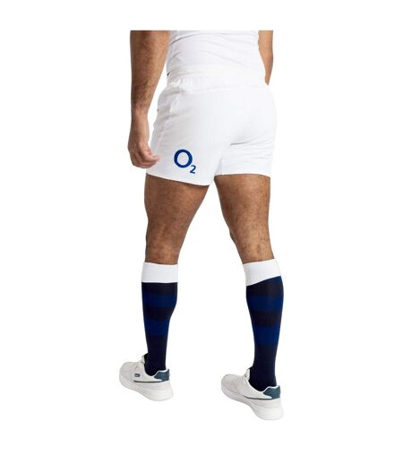 Umbro Mens 23/24 Pro England Rugby Home Shorts (White) - UTUO1641