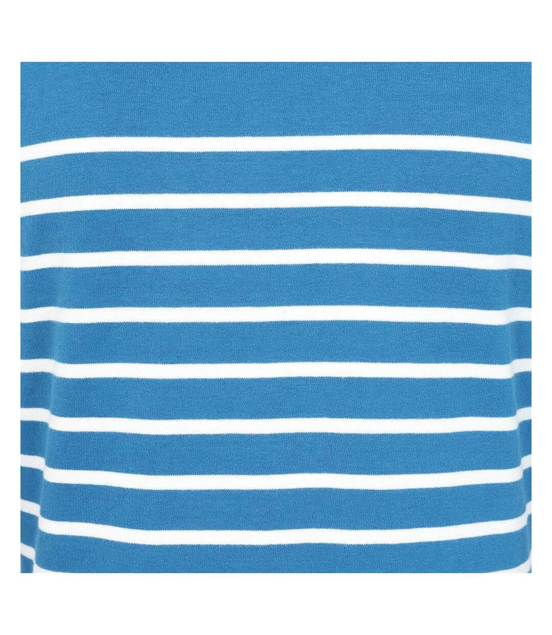 Haut Motif/style Rayé Femme Bleu Sarcelle Lazy Jacks-3