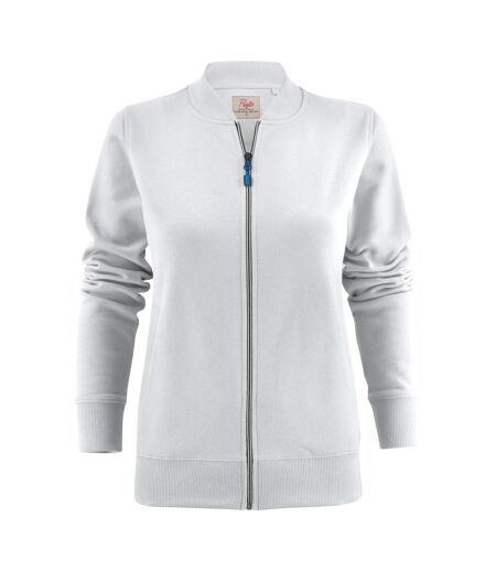 Womens/ladies Javelin Sweat Jacket White Printer