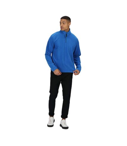 Regatta Mens Micro Zip Neck Fleece Top (Oxford Blue)