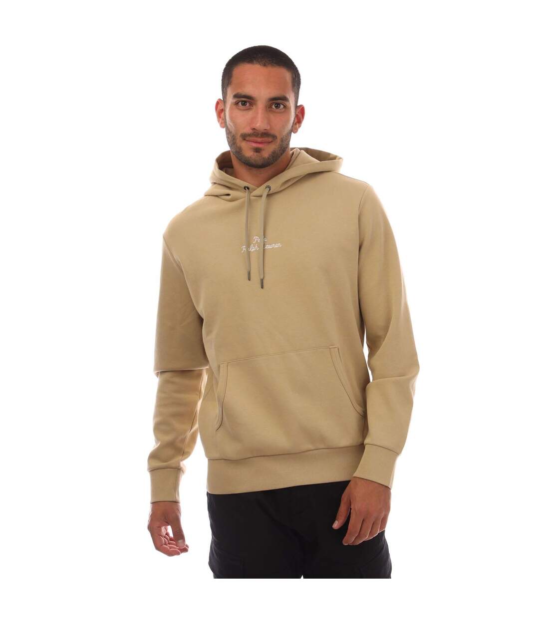 Sweat À Capuche Style Texte Homme Kaki Ralph Lauren-2