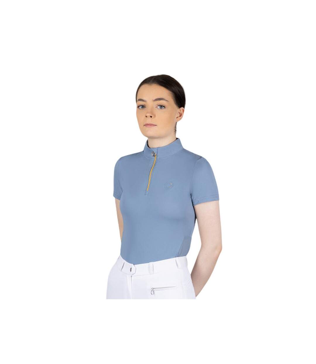 Womens/ladies Coldingham Short-sleeved Base Layer Top Aztec Blue Coldstream-1