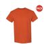 Lot de 5  t-shirts manches courtes hommes orange chiné Gildan