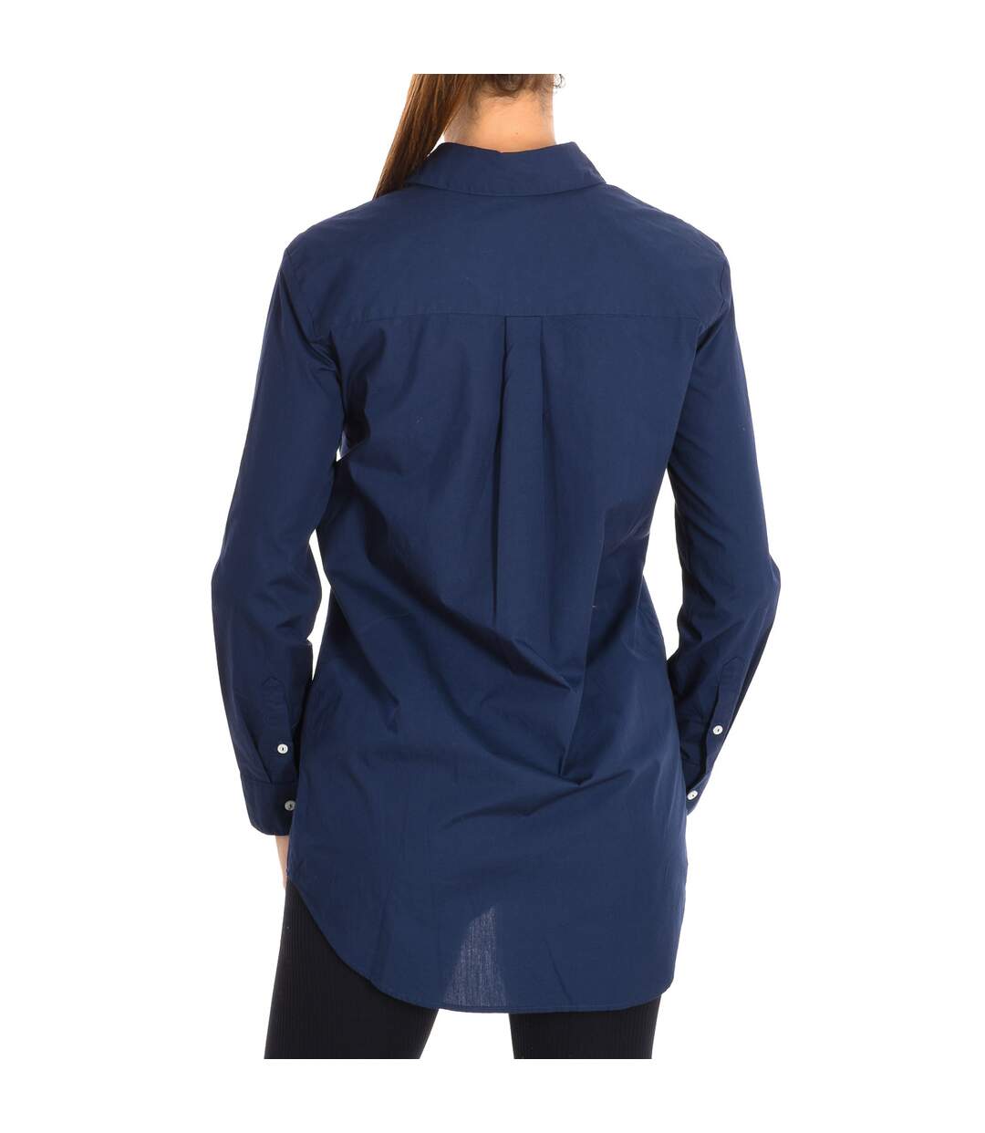 Women's long sleeve lapel collar shirt 5WR85Q8L4-3