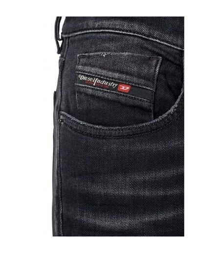 Jean Motif Déchiré D-strukt Homme Noir Diesel