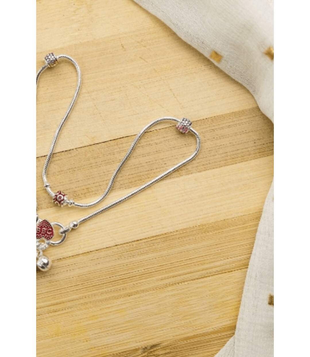 Sterling Silver Enamel Minimalistic Summer Indie Boho Silver Payal Indian Anklet-2